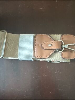 True Religion Detachable Shoulder Crossbody Strap Replacement Only Tan & Leather